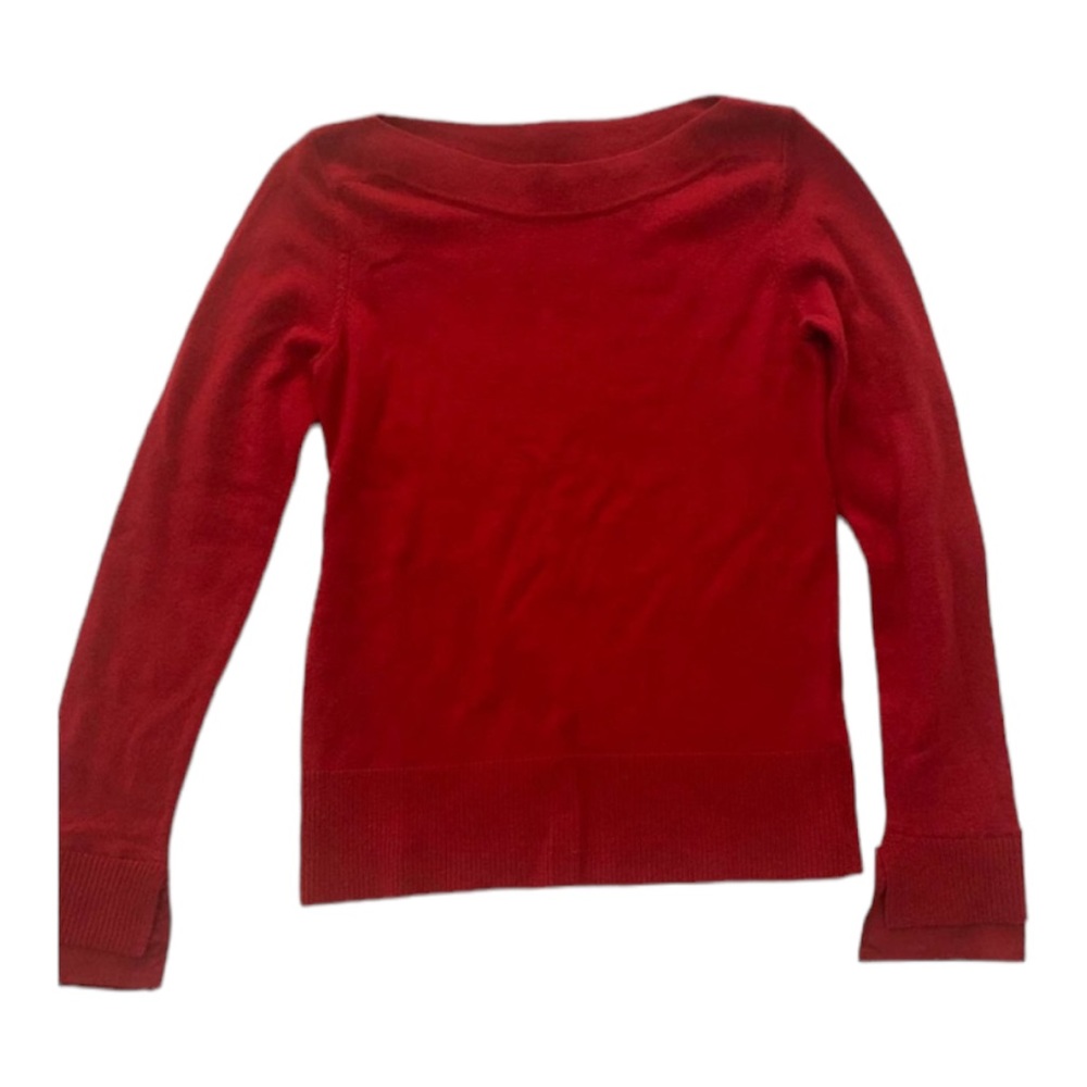 Carrol Paris Red Faux Layered Top Sweater Size XS